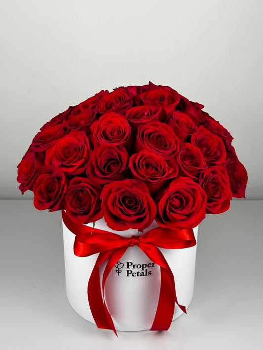 25-100 Red Roses In Box